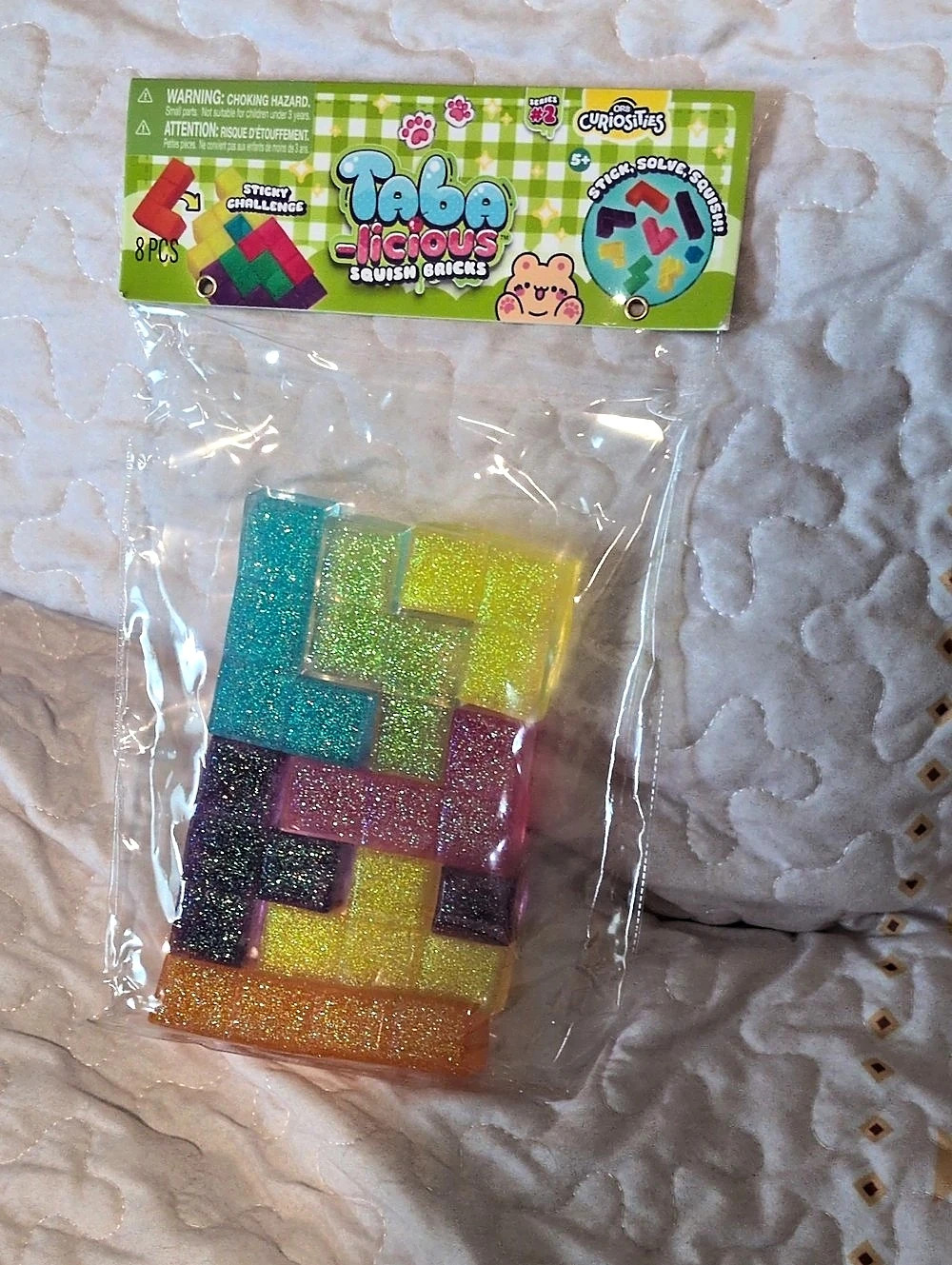 Curiosities Taba Licious Sequin Puzzles Multicolor NWT